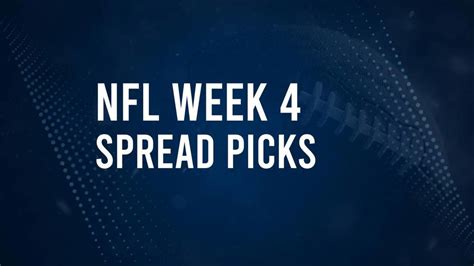 Monday Night Football picks, predictions against the spread for Week 4.
